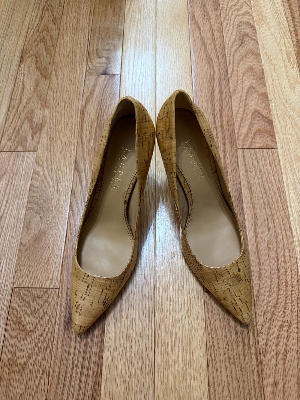 Ralph Lauren 6B Women's Cork-Textured Pointed Toe - Never worn-